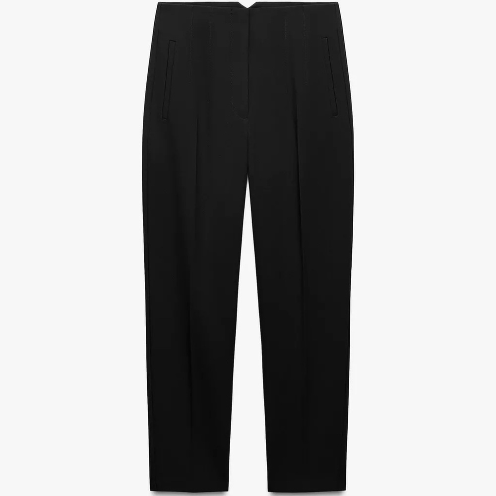 Zara High Waisted Black Women's Trousers